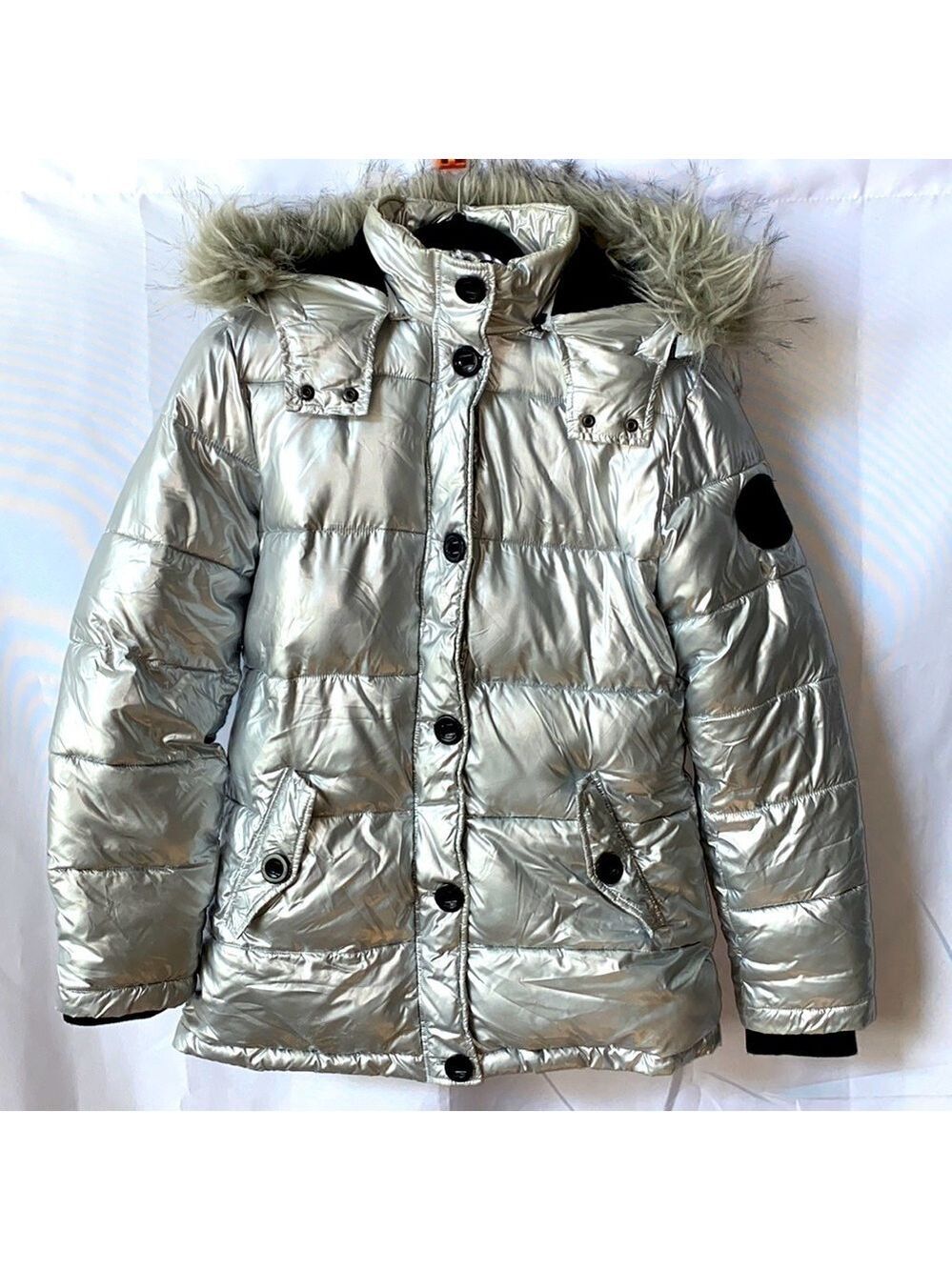 Diesel Puffer Jacket With Hoodie